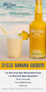Let the alcohol burn off, and again shake the pan, to coat the bananas. Banana Rum Cream Cocktail Recipe Spiced Banana Daiquiri Alcohol Drink Recipes Boozy Drinks Easy Drink Recipes