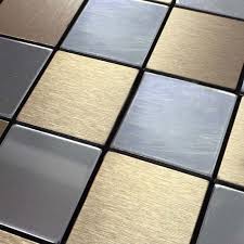 We did not find results for: Metal Tile Backsplash Kitchen Stainless Steel Tiles Square Metallic Mosaic Brushed Aluminum Panel