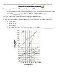 The relationship between temperature and solubility will vary depending on the solute and solvent in question. Solubility Practice A Curvy Subject