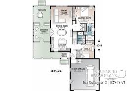 2 bedroom 2 bath house plans place an emphasis on practicality. House Plan 2 Bedrooms 2 Bathrooms Garage 3949 V1 Drummond House Plans