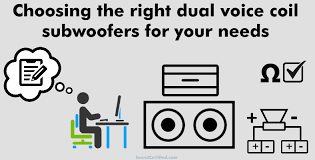 That's especially true today since modern class d amplifiers have ratings like this and some are 1 ohm capable. How To Wire A Dual Voice Coil Speaker Subwoofer Wiring Diagrams