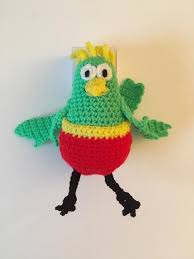Made To Order Crochet Amigurumi Peep And The Big Wide World Inspired Splendid Bird Of Paradise Doll Crochet Crochet Amigurumi Tropical Birds