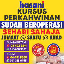 Tenaga pengajar bertauliah dan berpengalaman luas. Hasani Kursus Kahwin Kulim Home Facebook