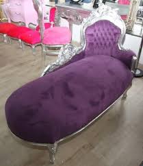Casa Padrino Barock Chaiselongue Lila Silber Mobel Antik Stil Chaiselongue Vintage Mobel Barock
