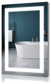 India's largest manufacturer of led mirrors. Led Backlit Mirror With Anti Fog Function Modern Bathroom Mirrors By Bath Knot Inc Hiltion2436d Houzz