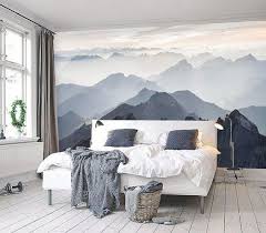 Mystische Berge Wandbild Misty Mountain Schatten Verschwommen Silhouette Berg Wandbild Tapete Wand Dekor Wandtattoo Raumdekoration Wandkunst Fototapete Schlafzimmer Wandbilder Und Wohnen