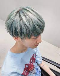 hitoshiwatanabe tetohairはinstagramを利用しています ㅤㅤㅤㅤㅤㅤㅤㅤㅤㅤㅤㅤㅤ salonwork 色白メンズのハイトーン良いね 襟足育成中 ㅤㅤㅤㅤㅤㅤㅤㅤㅤㅤㅤㅤㅤ ブルーグリーンカラー ブルーグリーンヘア グリーンヘア 髪色 グラデーション 髪 色