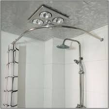 Quarter Round Shower Curtain Rod Bendable Shower Curtai Shower Curtain Rods Round Shower Curtain Rod Corner Tub Shower