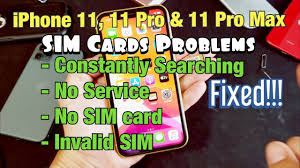 Insert the removal tool into the hole in the sim card slot on the side of your phone, then slide the tray out. Iphone 11 S Sim Card Not Working No Service Constantly Searching No Sim Fixed Youtube