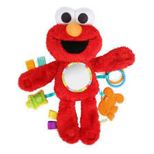 Bright Starts Sesame Street Elmo On The Go Plush Stroller Toy In Red Bed Bath Beyond