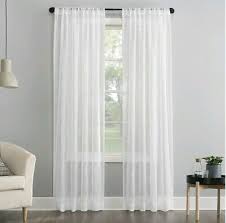 Well you're in luck, because here they come. No 918 Powell Trellis Sheer Grommet Curtain 1 Panel 59 X 63 Dark Teal 10 31 Picclick Uk