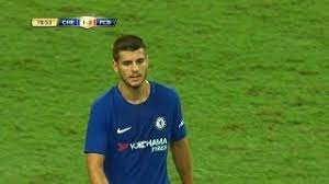 Mũi nhọn duy nhất alvaro morata tỏ ra đơn độc trước một. Alvaro Morata Vs Bayern Munich Chelsea Debut 25 07 2017 Hd 1080i Youtube