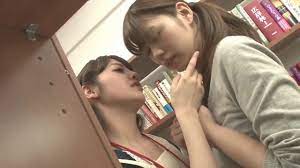 Japanese lesbian play in the library, watch free porn video, HD XXX at  tPorn.xxx