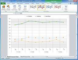Buat Darah Anda Tekanan Bagan Dengan Gratis Excel Template