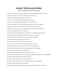 We've got 11 questions—how many will you get right? 82 Best Disney Trivia Questions And Answers Spark Fun Conversations
