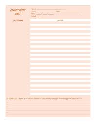 Note taking templates free downloads : 37 Cornell Notes Templates Examples Word Excel Pdf á…