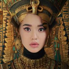 Custom Cleopatra Portrait from Photo, Portrait of an Egyptian Princess,  Unique Gift for Her, Mother's Day Gift, Personalized Portrait Gift