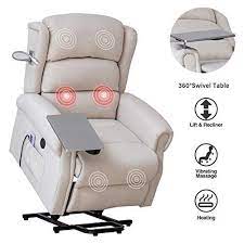 mecor lift chair recliner for elderly power lift recliner w table light fabric massage recliner chair with heat side lift chairs lift chair recliners chair