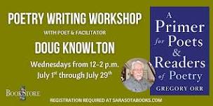 Poetry Writing Workshop with Doug Knowlton