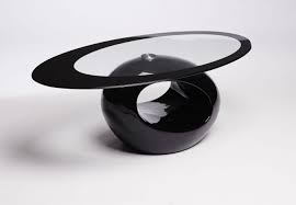 By william's home furnishing $ 275 45 /carton. Contemporary Retro Designed Oval Coffee Table Black Ukcoffeetables Com