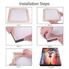 How do you do diamond art? Diy Canvas Frame Diamond Painting Canvas Frames Colorelaxation
