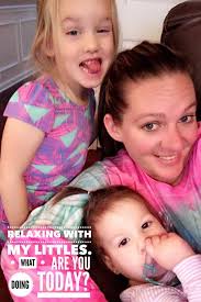 Nothing that I love better than relaxing with my girls 😍 what are you  doing today??