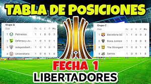 En el segundo partido, la selección argentina, dirigida por lionel scaloni, hizo respetar su poderío y con un solitario gol del papu gómez se llevó los tres puntos que le dieron el tiquete a los cuartos de final del torneo. Tabla De Posiciones Y Resultados De La Copa Libertadores 2021 Fecha 1