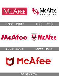 The shield from this logo still remains in use on its siteadvisor site (until it followed up with mcafee's latest logo since late 2016). Mcafee Logo And Symbol Meaning History Png