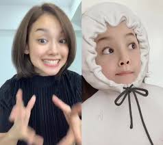 TikTok Filter Fun: Duet with My Baby Self