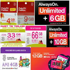 Dilansir dari instagram telkomsel, kuota tersebut dapat digunakan mulai dari browsing, streaming, bermain game. Tri Ami 12gb Unlimited Youtube 30 Hari Home 117gb 150gb Aon Unlimited 10gb 6gb Aon 6gb Pamax 9gb Shopee Indonesia