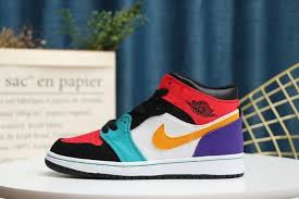 Shop Wmns Nike Air Jordan 1 Aj1 Low Red Black Blue Purple Basketball Shoes In Dropsh Purple Basketball Shoes Air Jordan Basketball Shoes Black Basketball Shoes