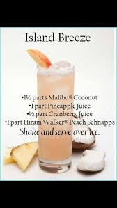 Island Breeze Alcohol Recipes Alcohol Drink Recipes Drinks Alcohol Recipes