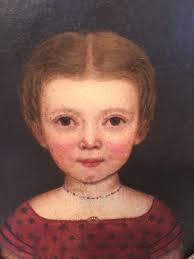 Alfred J. Wiggins Gloucester Ma 1860 Oil Painting Cape Ann Artist Portrait  Girl