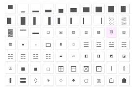 Fun with different special symbols. Square Rectangle Symbols Cool Symbols Cool Text Symbols Text Symbols