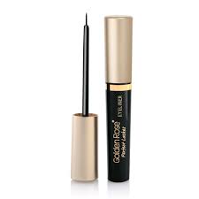 golden rose goz eyeliner perfect lashes black eyeliner black eyeliner eyeliner metallic liquid eyeshadow