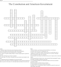 federalism crossword wordmint