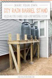 Rain barrels pittsburgh 744 e warrington ave. Diy Rain Barrel Stand For Multiple Rain Barrels Practically Functional