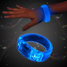 Blue Led Sound Activated Bracelet