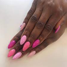 All Different Shades Of Pink Acrylic Nails Nail And Manicure Trends If you are just getting started with nail design or looking to improve your skills, then you may want to learn how to perform a pink and white nail manicure. shades of pink acrylic nails nail