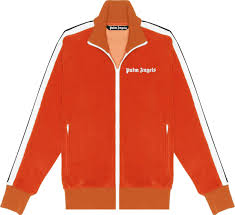 Adidas originals is a famed diffusion line to the legendary german sportswear empire, adidas. Palm Angels Orange Chenille Track Jacket Incorporated Style