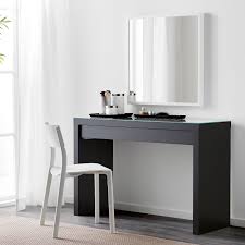 Malm Black Brown Dressing Table 120x41 Cm Ikea In 2020 Kaptafel Kaptafel Ideeen Tafel Ideeen