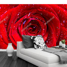Decorarea locuintei cu tapet floral, tapet 3d, tapet copii, tapet abstract, tapet exclusiv, tapet bucatarie, tapet baie, sau fototapet, fototapet floral, fototapet copii. Kundenspezifische Blumen Tapete 3d Rote Rose Wandbilder Fur Wohnzimmer Schlafzimmer Tv Hintergrund Wasserdichte Tapete Red Rose Mural Wallpaper 3dwaterproof Wallpaper Aliexpress