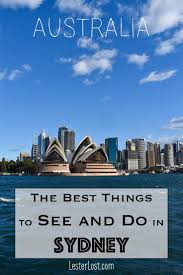 The Best Outdoor Things To Do In Sydney Lesterlost Australia Travel Australia Travel