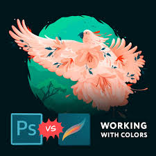 While you're there, you can access one of the many rainbow gradients in illustrator by going into the same menu, open swatch library > gradients > spectrums. Working With Colors In Procreate Vs Photoshop Anniko Creative Designer Illustrator