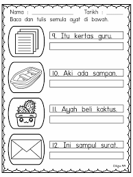 Perhatikan penerangan di bawah ini. Latihan Bahasa Melayu Prasekolah Bina Ayat Kvkkvk Kitpramenulis