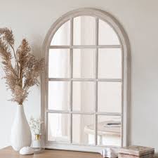 Espejo Ventana De Paulonia Beige 60x90 Maisons Du Monde Window Mirror Mirror Window Pane Mirror