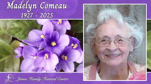 It is with heavy hearts we announce the passing of Ethel Madelyn Comeau,  age 97, of Amherst. Madelyn passed away at Gables Lodge