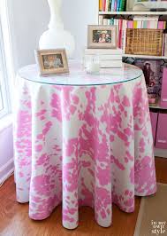 How To Make A Round Tablecloth Table Cloth Round Tablecloth Diy Tablecloth