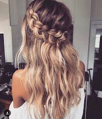 Plaits or braids are hairstyles which are created by intertwining sections of hair with each other. Duch Back Braid With Blond Wavy Hair Helpbyhope Hair Styles Long Hair Styles Hairstyle