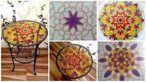 Make a personal design statement by displaying some of your favorite books. How To Coffee Table Decoration Using Stained Glass Paint Simple Craft Ideas